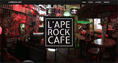 Desktop Screenshot of aperockcafe.com